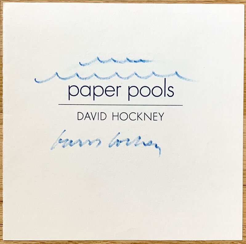 David Hockney, ‘Paper Pools’, 1979, Drawing, Collage or other Work on Paper, Marker on paper, Kwiat Art