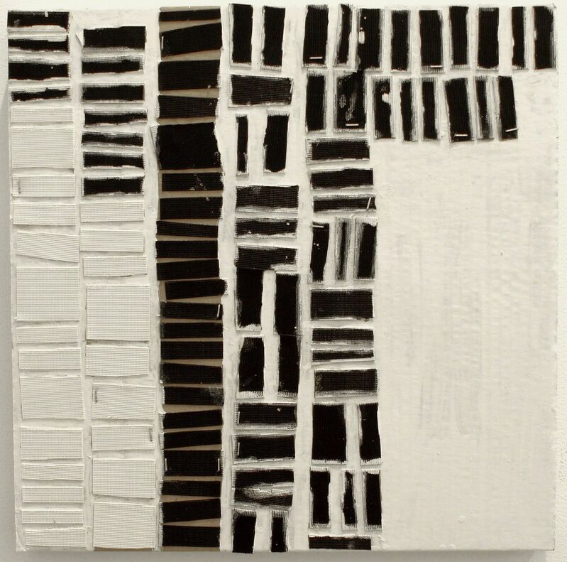 Cordy Ryman, ‘V4’, 2008, Painting, Acrylic, velcro, and shellac on cardboard and wood, Lora Reynolds Gallery
