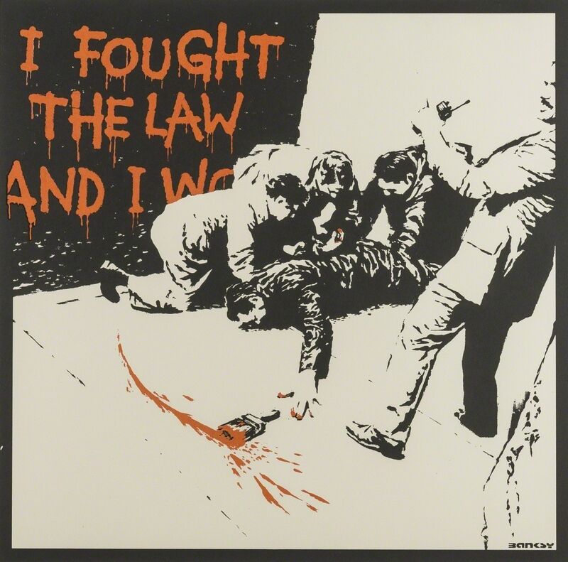Banksy, ‘I Fought the Law’, 2005, Print, Screenprint in colours, Forum Auctions