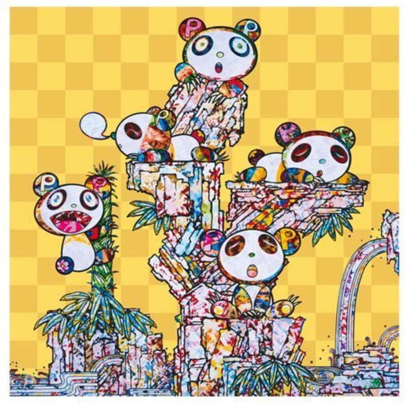 Takashi Murakami, ‘PANDA CUBS PANDA CUBS’, 2019, Print, 4c offset + cold stamp, Dope! Gallery