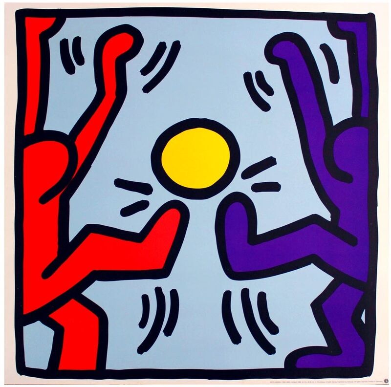Keith Haring, ‘Untitled’, ca. 1993, Print, Offset lithograph mounted on wood, EHC Fine Art