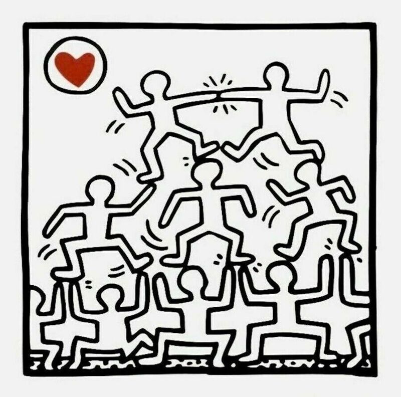 Keith Haring, ‘One Man Show’, 2011, Reproduction, Offset Lithograph premium paper with satin finish, Art Commerce