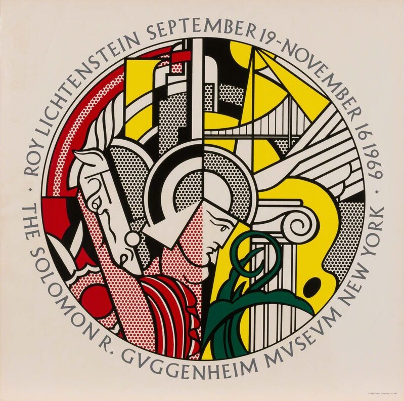 Roy Lichtenstein, ‘The Solomon R. Guggenheim Museum Poster (Corlett III.25)’, 1969, Print, Color screenprint on wove paper, Doyle