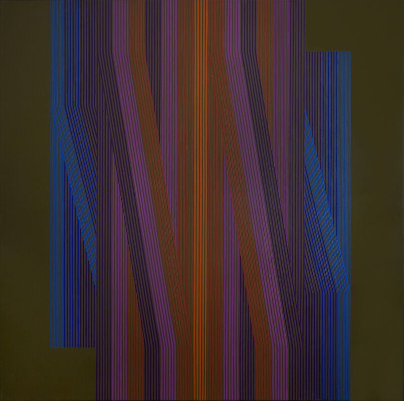 Ary Brizzi, ‘Interacción Nº10’, 1968, Painting, Acrílico sobre tela, Museo de Arte Contemporáneo de Buenos Aires 