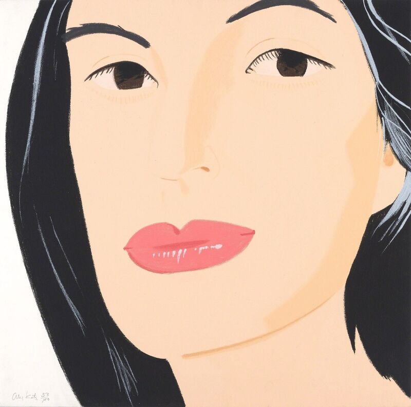 Alex Katz, ‘Portrait Of Ada (Schröder 288)’, 1993, Print, Color screenprint, on cream wove paper, Doyle