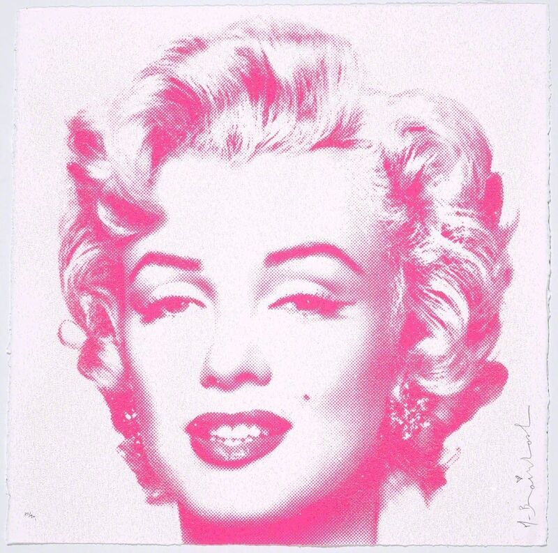 Mr. Brainwash, ‘Marilyn Monroe (Diamond Girl)’, 2016, Print, Colour screenprint, diamond dust and spray colour, Koller Auctions