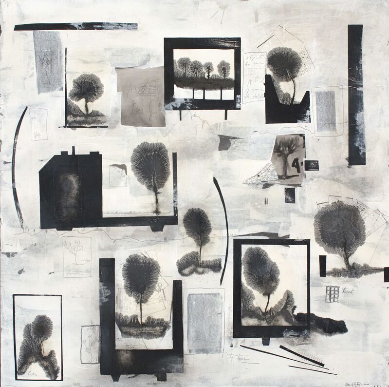 Manu vb Tintoré, ‘El patio de mi casa es particular’, 2011, Painting, Water black pigment, N2 Galería