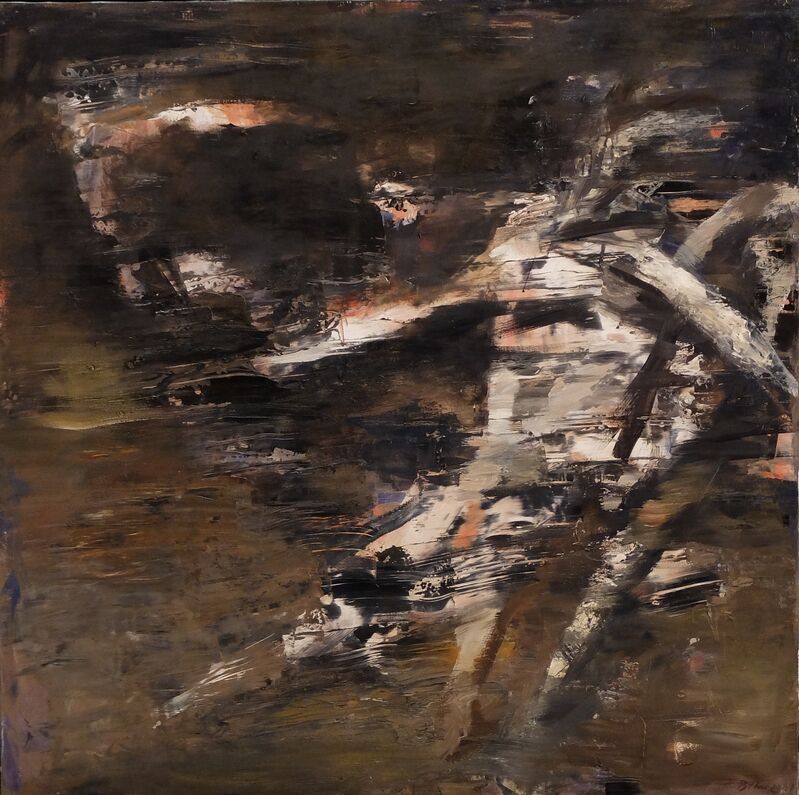 Miklos Bokor, ‘Sans titre IV’, 2008, Painting, Oil on canvas, Ditesheim & Maffei Fine Art 