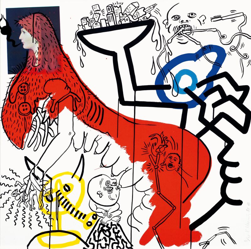 Keith Haring, ‘From: Apocalypse’, 1988, Print, Colour screenprint, Koller Auctions