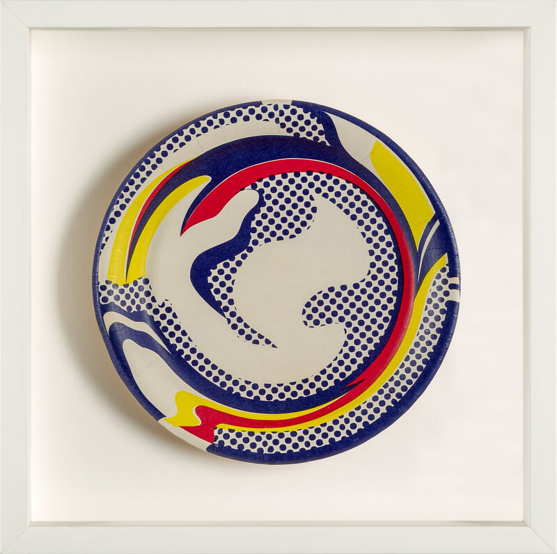 Roy Lichtenstein, ‘Paper Plate’, 1969, Print, Screenprint in colors on paper plate, Roseberys