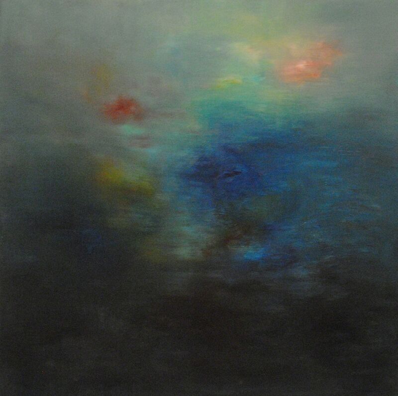 MD Tokon, ‘Lost in the blue mist’, 2014, Painting, Acrylic on Canvas, Isabella Garrucho Fine Art