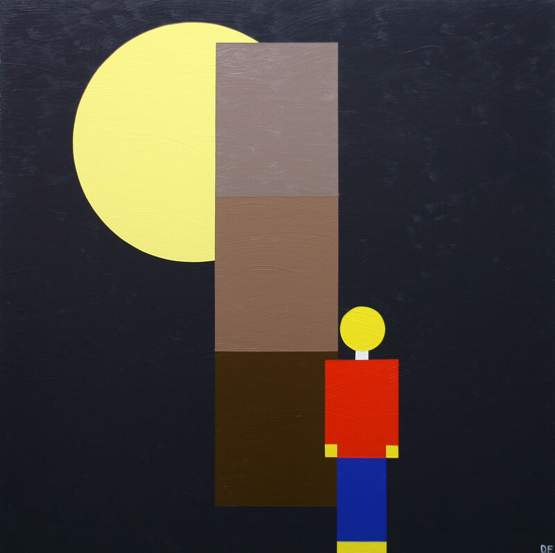 Damon Freed, ‘Who’s Afraid of The Dark Side of The Moon’, 2019, Painting, Acrylic on canvas, Bruno David Gallery