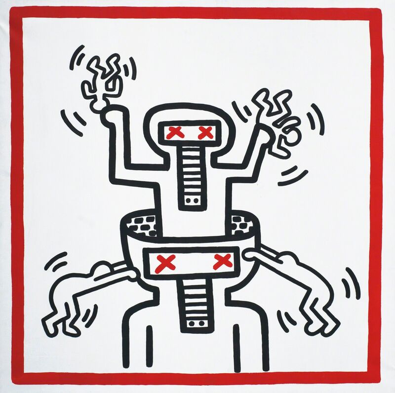 Keith Haring, ‘Untitled’, 1990, Painting, Acrylic on canvas, Sotheby's: Contemporary Art Day Auction