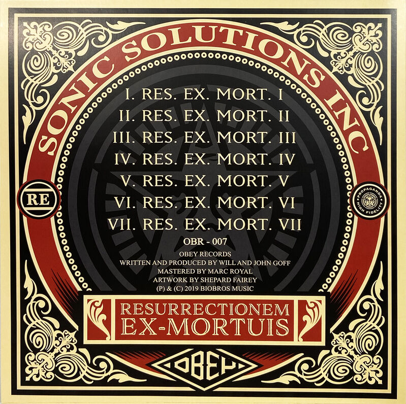 Shepard Fairey, ‘'Resurrectionem Ex-Mortuis' Vinyl LP (w/SSI)’, 2020, Print, Serigraph print on record album sleeve with original vinyl., Signari Gallery