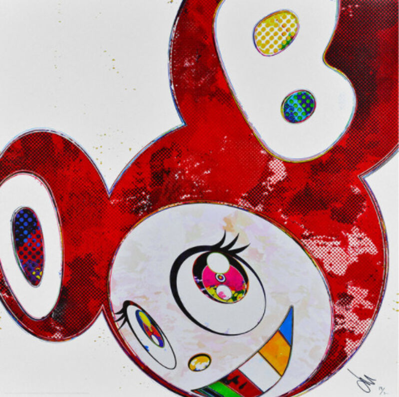 Takashi Murakami, ‘And Then x 6 (Vermillion: The Superflat Method)’, 2013, Print, Offset lithograph, ARUSHI