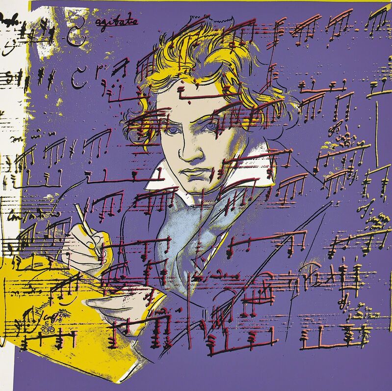 Andy Warhol, ‘Beethoven’, 1987, Print, Unique screenprint in colours, on Lenox Museum Board, the full sheet., Phillips