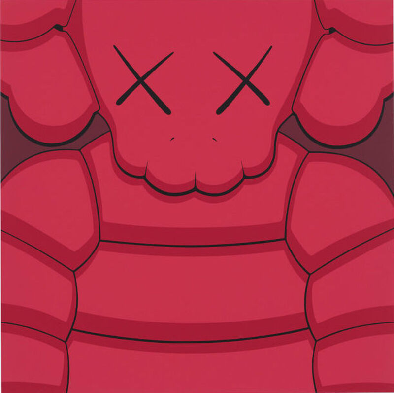 KAWS, ‘What Party (Red)’, 2020, Print, Screenprint on Saunders Waterford 425gm HP hi-white, Artsy x Forum Auctions
