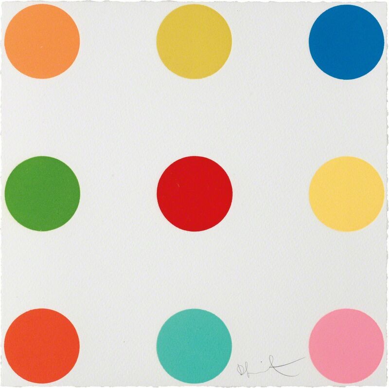 Damien Hirst, ‘Glycine Cresol Red’, 2011, Print, Woodcut in colours, on Somerset paper, the full sheet., Phillips
