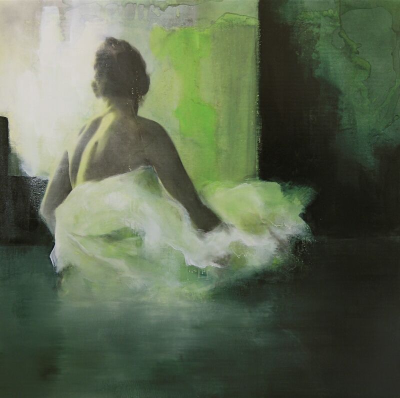 Virginie Bocaert, ‘Vision de pureté’, 2014, Painting, Mixed media on board, Thompson Landry Gallery
