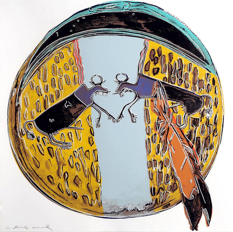 Andy Warhol, ‘PLAINS INDIAN SHIELD FS II.382’, 1986, Print, Screenprint on Lenox Museum Board, Gallery Art