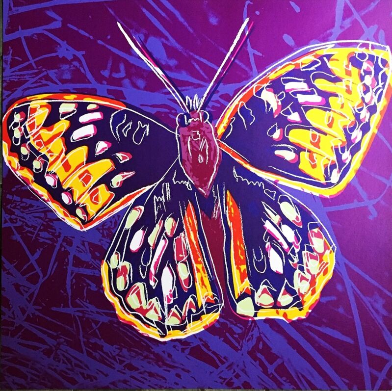 Andy Warhol, ‘San Francisco Silverspot Butterfly, from Endangered Species’, 1983, Print, Color silkscreen on board, Alpha 137 Gallery