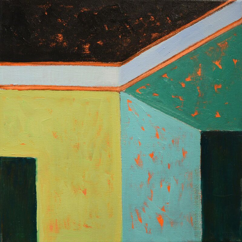 Adrianne Lobel, ‘Green House Corner 2’, 2018, Painting, Oil on Canvas, Carter Burden Gallery