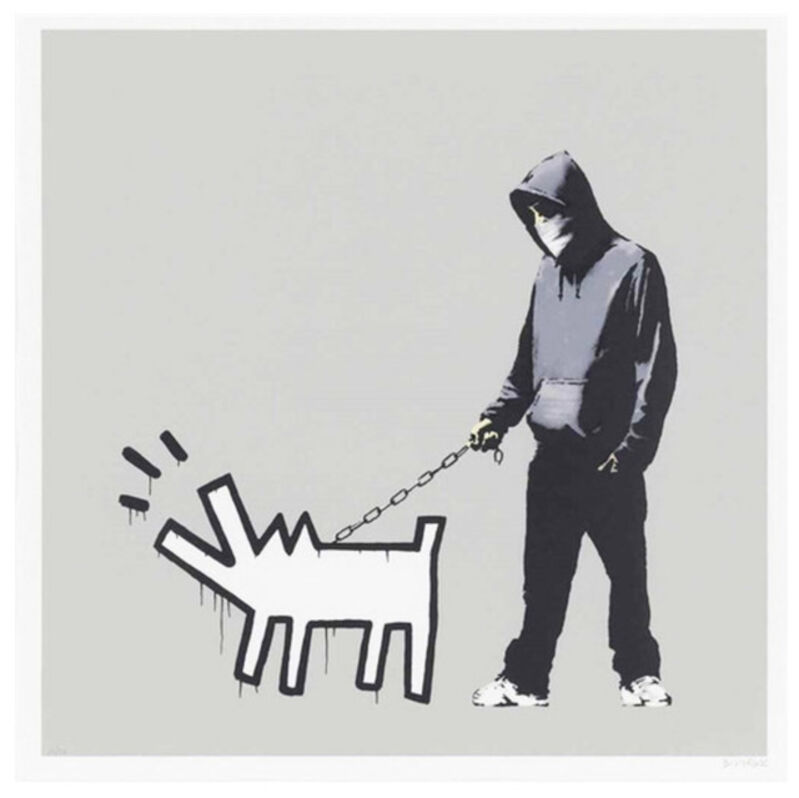Banksy, ‘Choose Your Weapon (Queue Jumper Grey)’, 2010, Print, Screenprint, ArtLife Gallery