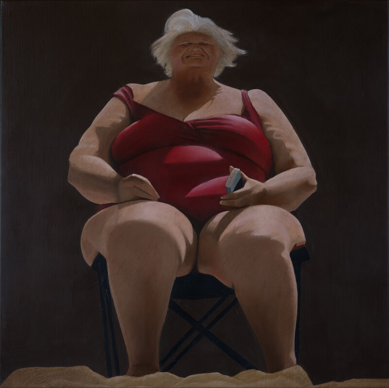Frédéric Blaimont, ‘la vigie’, 2017, Painting, Oil on canvas, M Fine Arts Galerie