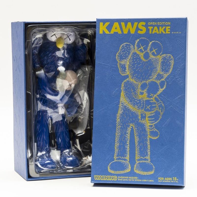KAWS, ‘Take (Blue)’, 2020, Sculpture, Vinyl Art Toy, Samhart Gallery