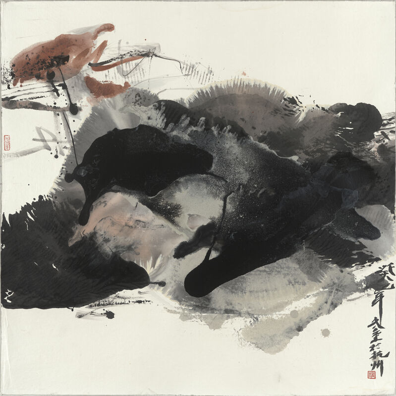 Jinsong Yang (b. 1955), ‘墨境系列十二 Ink realm No.12’, 2014, Painting, Mixed media, Quantum Gallery