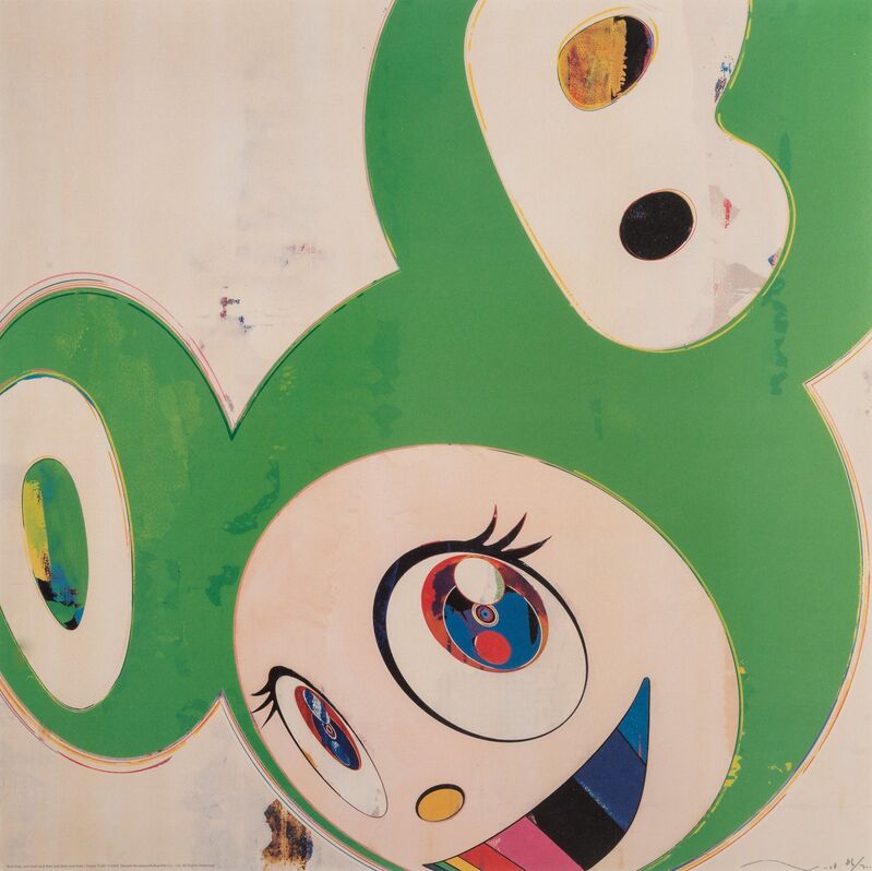 Takashi Murakami, ‘And then and then and then and then and then / Green Truth’, 2006, Print, Offset lithograph in colors on wove paper, Heritage Auctions