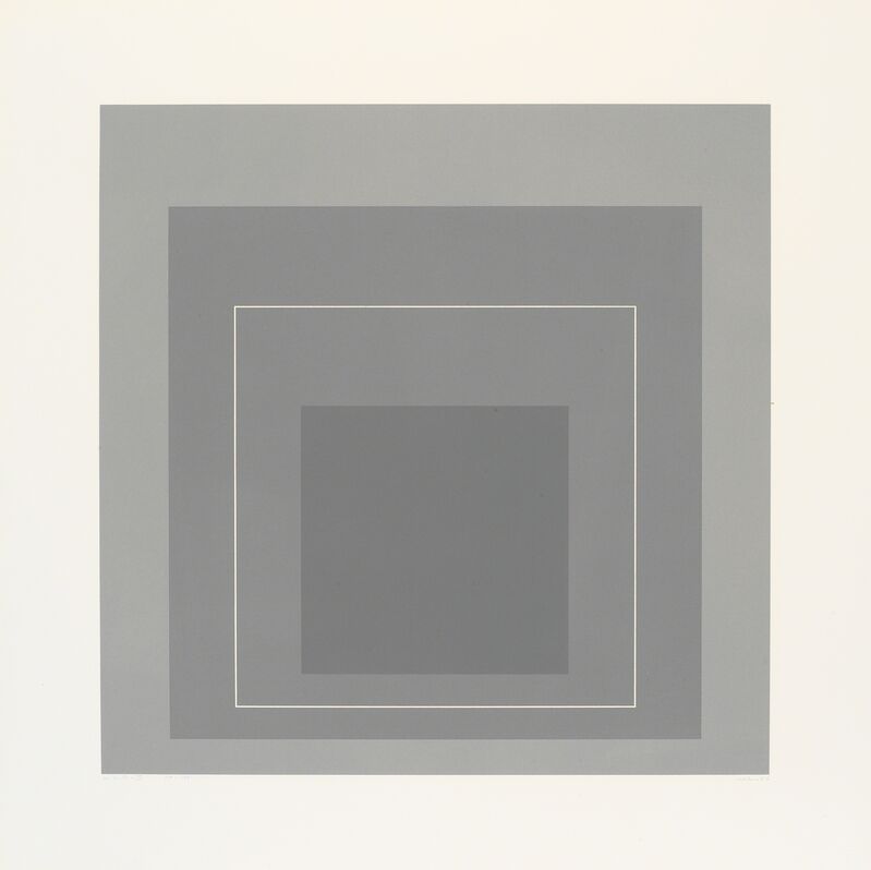 Josef Albers, ‘WLS II’, 1966, Print, From a portfolio of 8 three-colour aluminium plate lithographs on hand-cut Arches Cover paper, Cristea Roberts Gallery