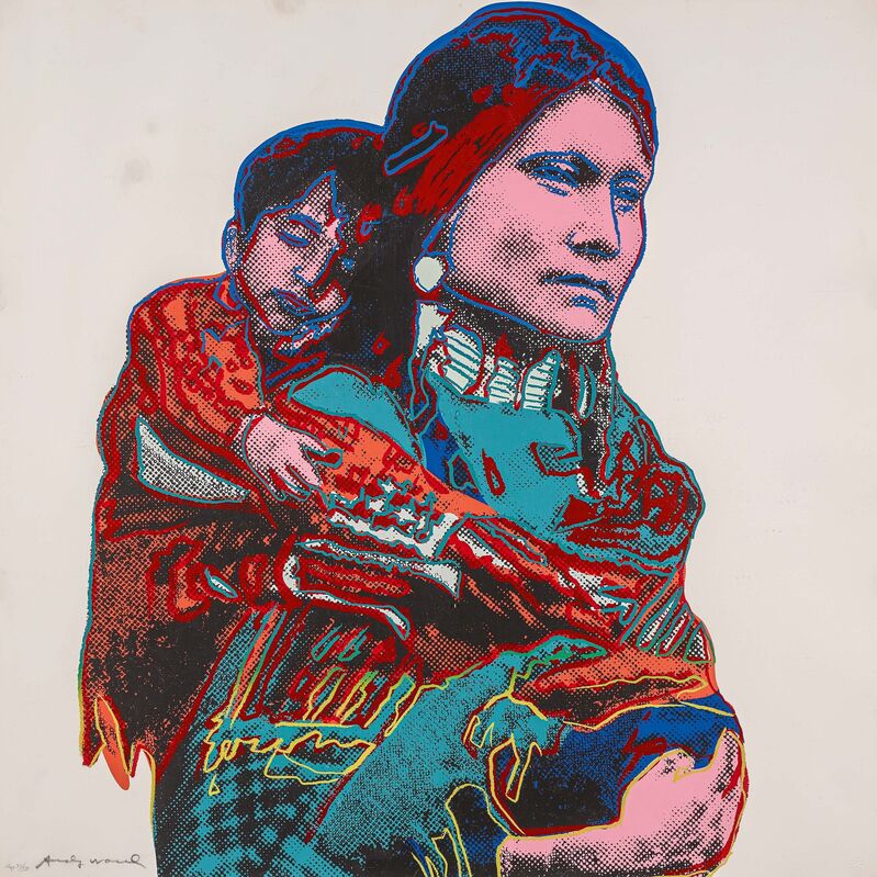 Andy Warhol, ‘Mother and Child’, 1986, Print, Colour silkscreen on Lenox museum board., Van Ham