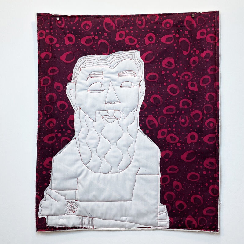 Michael C. Thorpe, ‘Brandon’, 2020, Textile Arts, Textile, quilting cotton, muslin fabric and thread, LaiSun Keane
