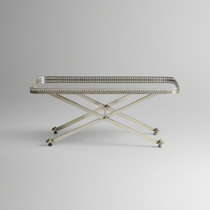 Maria Pergay, ‘coffee table’, c. 1957, Design/Decorative Art, Silver-plated steel, Rago/Wright/LAMA