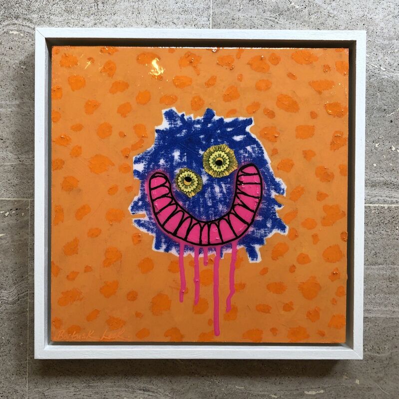 Bortusk Leer, ‘Happy Cell’, 2019, Painting, Mixed media coated with resin, Kalkman Gallery