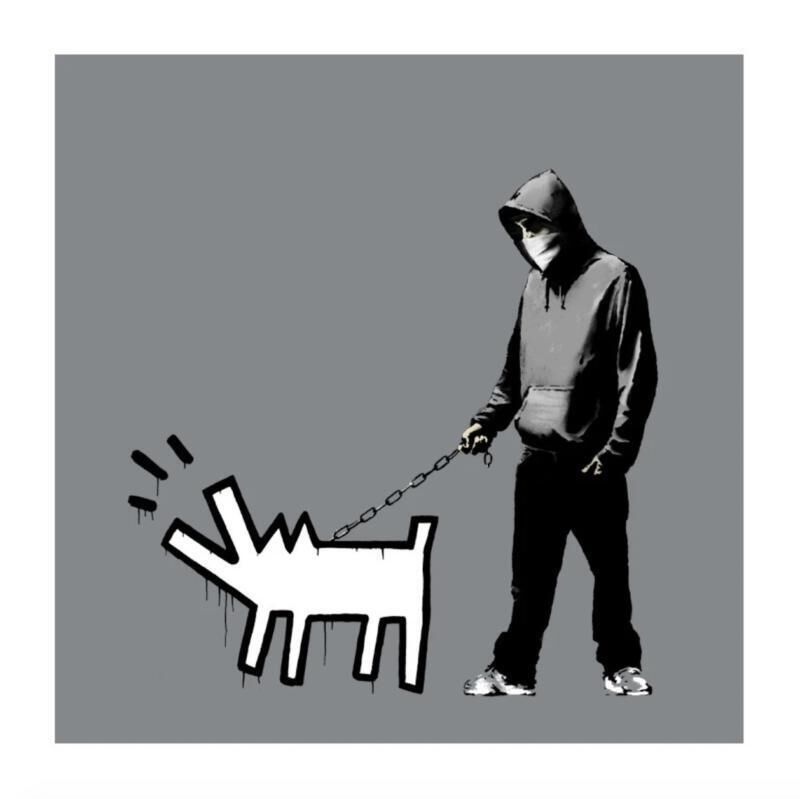 Banksy, ‘Choose Your Weapon (Grey)’, 2010, Print, Screen-print in colors on wove paper, MoonStar Fine Arts Advisors