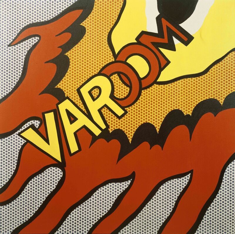 Roy Lichtenstein, ‘Varoom’, 1965, Painting, Oil and magna on canvas, Seattle Art Museum