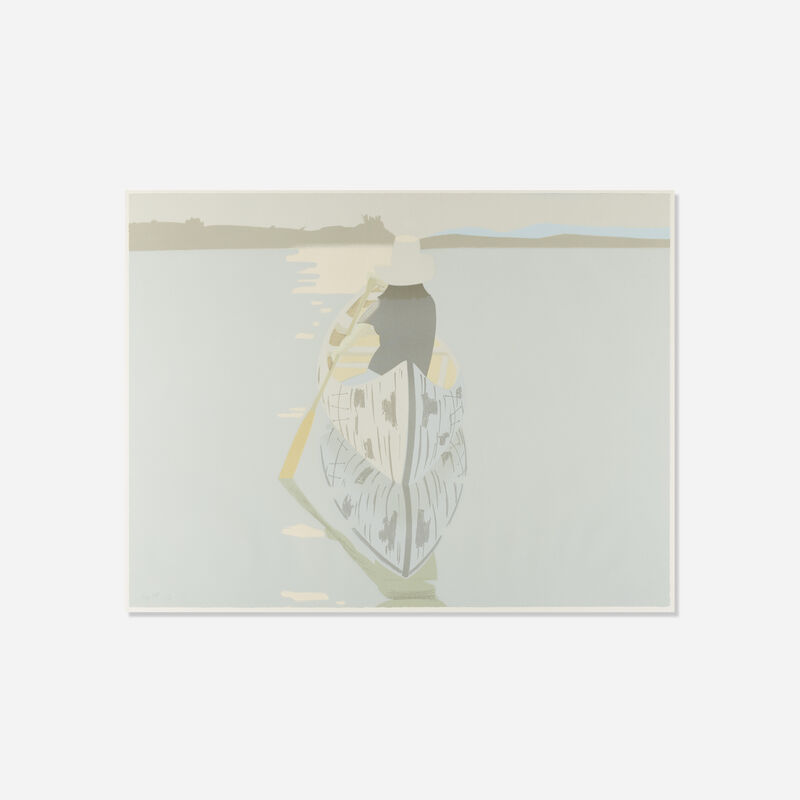Alex Katz, ‘Good Afternoon 2 (Gray Rowboat)’, 1975, Print, Lithograph in colors on Arches cover, Rago/Wright/LAMA