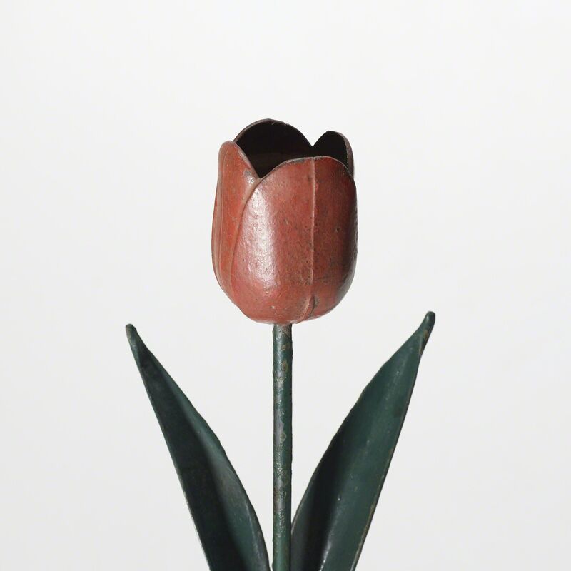 ‘Untitled (Tulip)’, c. 1900, Design/Decorative Art, Painted cast iron, walnut, Rago/Wright/LAMA