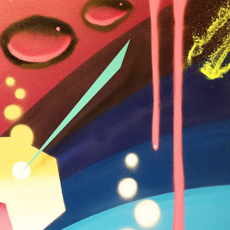 BIO, ‘New Horizons’, 2018, Painting, Spray paint on canvas, AURUM GALLERY