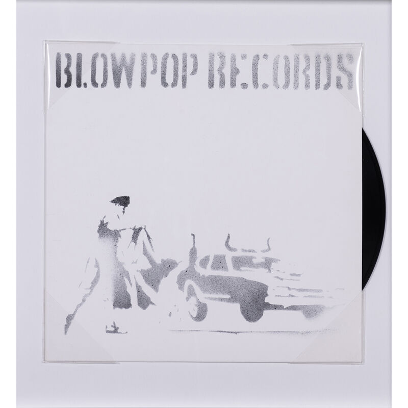 Banksy, ‘Blow Pop Records’, 1999, Mixed Media, Aerosol and stencil on record sleeve including the vinyl record in 33 rpm, PIASA