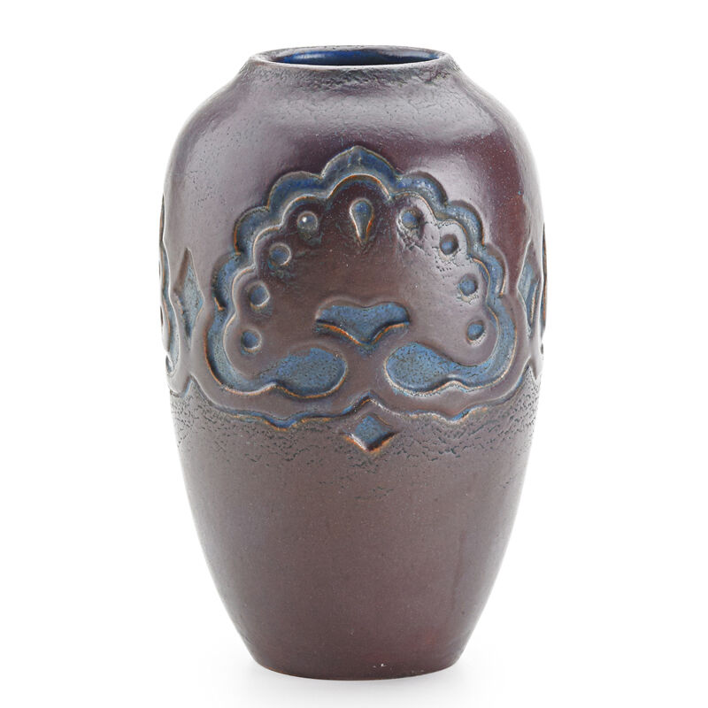 California Faience, ‘Vase With Oak Trees, Berkeley, CA’, Design/Decorative Art, Rago/Wright/LAMA