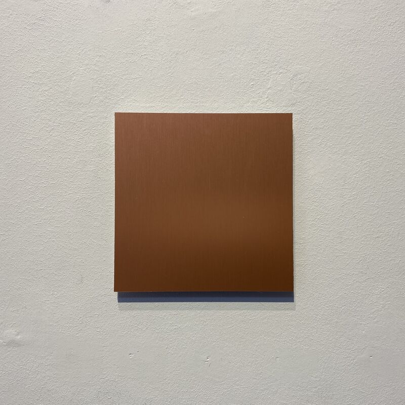 Nicolo' Baraggioli, ‘CO v.20 (l)’, 2020, Sculpture, Aluminium plate with acrylic spray (copper), Sebastian Fath Contemporary 