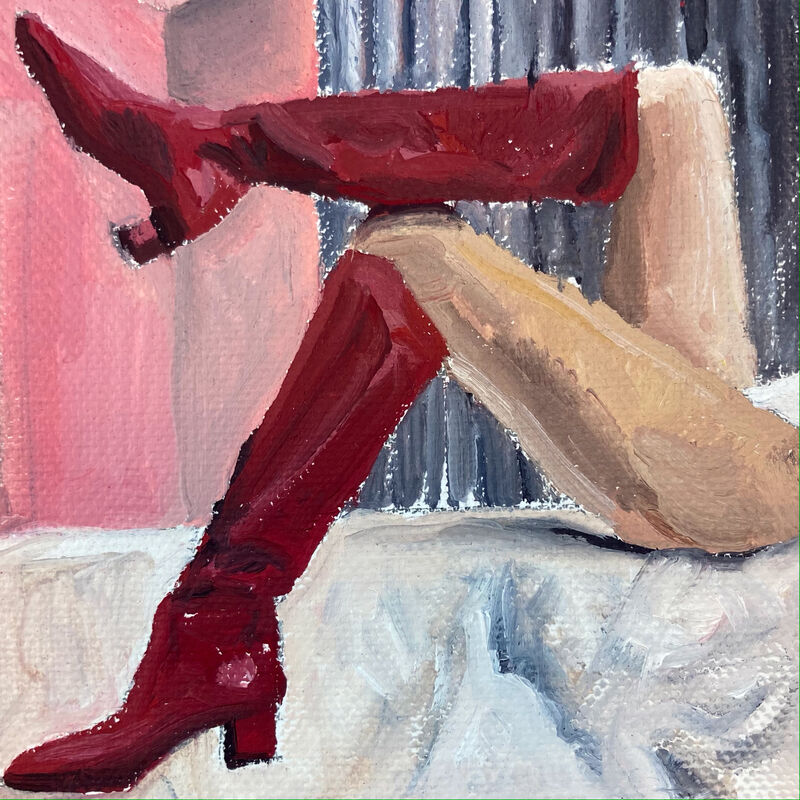 Marguerite Wibaux, ‘Boots and Booty’, 2021, Painting, Oil on Canvas, RedD Gallery