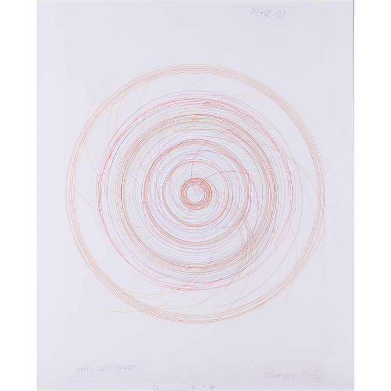 Damien Hirst, ‘Spin Spin Sugar, issue du portfolio "In a Spin, the Action of the World on Things I"’, 2002, Print, Etching in colors on wove paper, all margins, PIASA