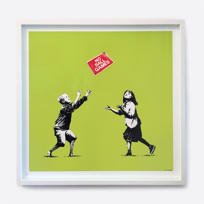 Banksy, ‘No Ball Games (Green)’, 2008, Print, Screenprint, Galerie C.O.A