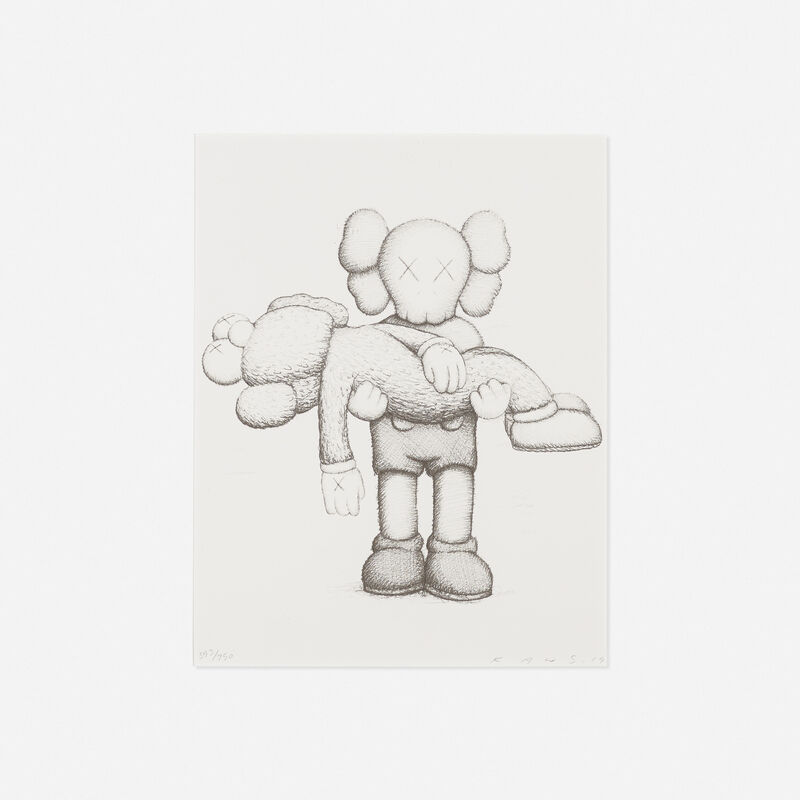 KAWS, ‘Companionship in the Age of Loneliness’, 2019, Print, Screenprint on Arches Aquarelle paper, Rago/Wright/LAMA