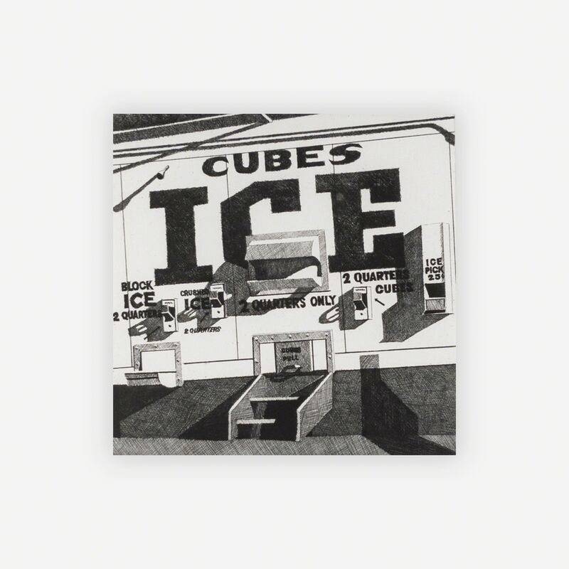 Robert Cottingham, ‘Ice’, 1975, Print, Etching, Capsule Gallery Auction
