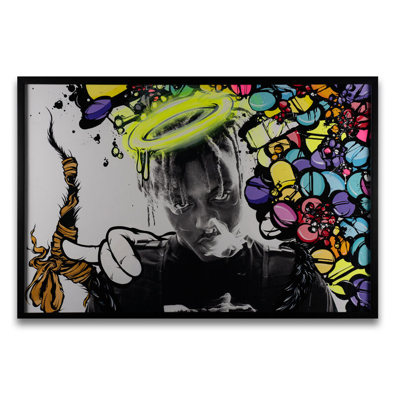 2SHAE, ‘Juice’, 2020, Painting, Acrylic on vinyl (framed), EWKUKS
